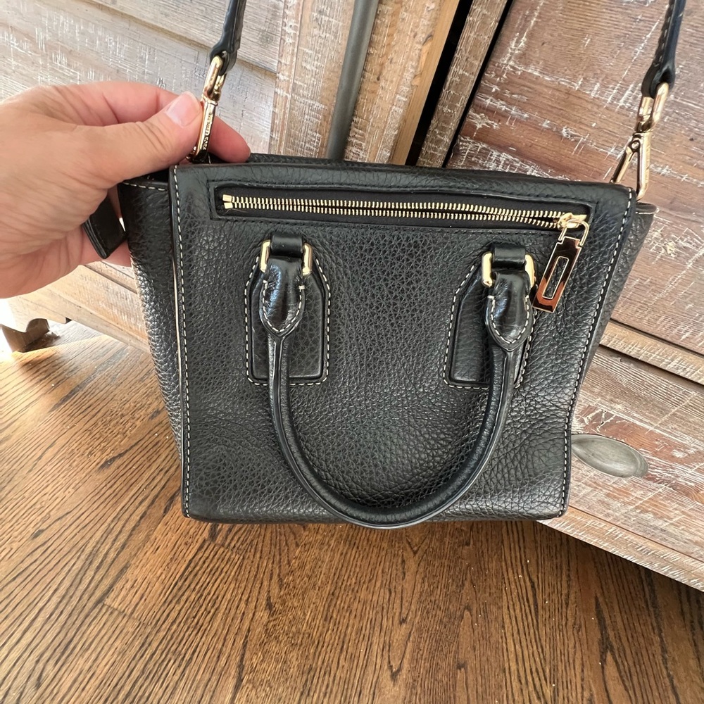 Michael Kors Black Pebbled Leather Crossbody Bag - Picture 4 of 8